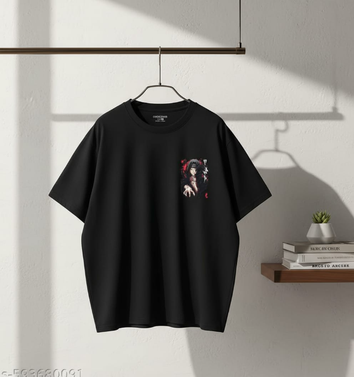 black t-shirt